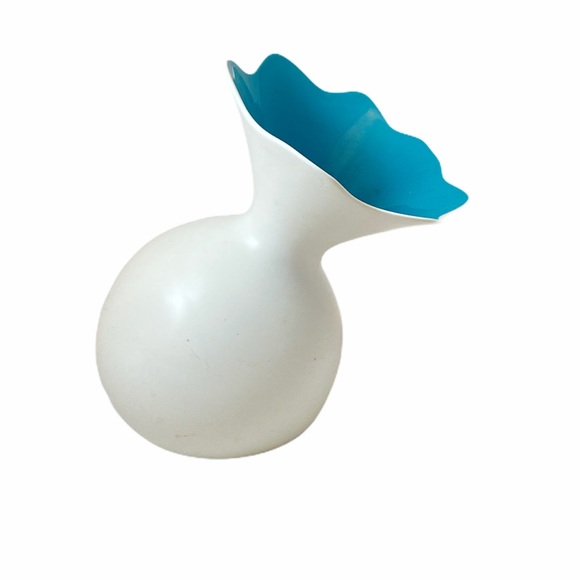 Sagaform Other - SAGAFORM Swedish Designed White Blue Lily Vase